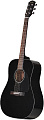 FENDER CD-60 DREAD V3 DS BLK WN акустическая гитара, цвет черный