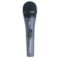 SENNHEISER E 825-S микрофон вокальный, динамический, кардиоидный, 80 – 15000 Гц, 1,5 мВ/Па, 350 Ом