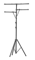 OnSTAGE LS7720BLT световая стойка, Т-образная форма   2 боковыхприставки, для 8 ПАР (4 осн. 2 2 на приставках)