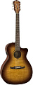 Fender FA-345CE Auditorium Tea-Bst L Электроакустическая гитара, цвет натуральный