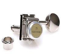 Gotoh SD91-MG-T-05M-N-(L6)  колки локовые, ручной зажим, Vintage Fender style, 6 в ряд, никель, овал