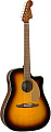 FENDER REDONDO PLAYER SUNBURST WN электроакустическая гитара, цвет санберст