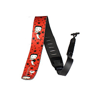 Perri's P25BB-1122 BETTY BOOP Кожаный ремень 2,5" для гитары, BETTY BOOP