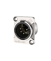 ROXTONE RX5MD-NT Разъем XLR панельный "папа" 5-контактный