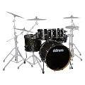 DDRUM DM ASH 522 TBK ударная установка,10"-12"-16"-22"-14"х5.5" (без Hardware), цвет чёрный глянец