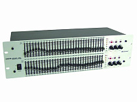 Omnitronic GEQ-231 XL  Графический эквалайзер, 2х31 полос, фейдер 50 мм
