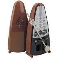WITTNER 831 Taktell Piccolo Mahogany Brown метроном механический, пластиковый корпус, без звонка