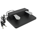 M-Audio SP-Dual  Двойная педаль для клавишных, sustain и damping, два независимых выхода 1/4" Jack для подключения к входам клавишных Sustain и/или Foot Controller, тип сигнала Normally Open