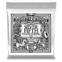 Ernie Ball 1535 5-я струна для классической гитары, серебряная оплётка, калибр .036
