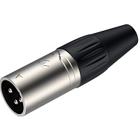 ROXTONE RX3MP-NT/50 Комплект из 50 кабельных разъемов XLR "папа" 3-контактных, цвет серебро