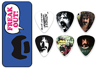 DUNLOP ZAPPT02M Zappa Blue Pick Tin Набор медиаторов в жестяном футляре, средние (6 шт)