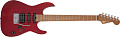 CHARVEL PM DK24 HSS 2PT CM - RED ASH электрогитара, цвет красный