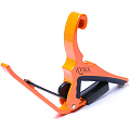 KYSER KG6NOA каподастр для акустической гитары, серия Neon, цвет неоновый оранжевый