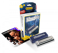 HOHNER Silver Star 504/20 F (M50406X)  губная гармоника - Richter Diatonic. Доступ на 30 дней к бесплатным урокам
