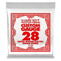 ERNIE BALL 1128 Nickel Wound .028  Струна одиночная для электрогитары Эрни Болл