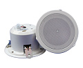 VOLTA CS-6FT Потолочный громкоговоритель с огнезащитным колпаком, 6 Вт/3 Вт, диапазон частот 100-15000 Гц, цвет белый, вес 0,75 кг, размеры 58,2х39,2х29,5 см