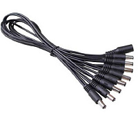 XVIVE S8 8 plug straight head Multi DC power cable сплиттер для питания 8 педалей от одного адаптера
