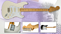 FENDER STRATOCASTER JIMI HENDRIX STRAT MN OWT 6-струнная электрогитара, цвет белый (Olympic White)