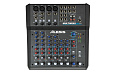 ALESIS MultiMix 8USBFX компактный 8-канальный микшер с микрофонными, линейными и гитарными входами, 16бит, 44,1/48 кГц стерео USB-выход