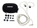 SHURE SE215-CL-EFS наушники внутриканальные (наушники вставные) с динамическим драйвером, прозрачные