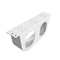 Kondator 935-SF02W Крепление для установки 2 розеток серии Powerdot MINI под столешницей или сиденьем кресла, цвет белый