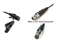 AKG mini-XLR (L-connector) разъем  3-х контактный