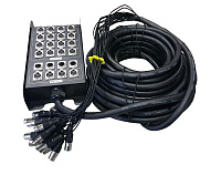 NordFolk NSBL923 50m  мультикабель со сценической коробкой, XLR16 х 4, 50 метров