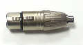 Proel AT520 переходник с XLR гнездо на RCA гнездо, металлический корпус