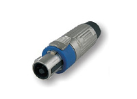 ROXTONE RP020 Разъем кабельный типа speakon в корпусе из цинкового сплава, 4-контактный, корпус металл, "female"
