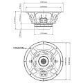 Eighteen Sound 10NMB420/8  10'' динамик 8 Ом 350 Вт AES 99dB 65...5000 Гц