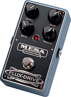 MESA BOOGIE FLUX-DRIVE OVERDRIVE+ педаль овердрайв, True Bypass, регуляторы Gain, Level, Bass, Treble. Питание от батареи 9 В или внешнего адаптера питания (приобретается отдельно).