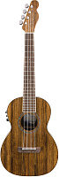 FENDER UKULELE RINCON V2 OVANGKOL NAT WB укулеле тенор электроакустическая, цвет натуральный (овангкол), с чехлом