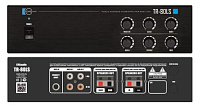 CVGaudio TR-80LS V.2  Миниатюрный микшер-усилитель для систем Public Address 80W/100V, 1 MIC input (приоритетный), 2 AUX input, настольное исполнение