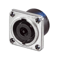Neutrik NL8MPR панельный разъём Speakon, 8-контактный квадратный фланец металический корпус