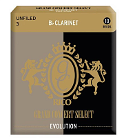 RICO RGE10BCL300 Grand Concert Select Evolution трости для кларнета Bb №3, 10 штук в упаковке