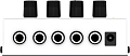 Behringer MX400 аналоговый микшер, 4 канала, 4 линейных моно входа Jack, моно-выход Jack