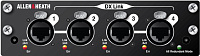 ALLEN&HEATH M-DL-DXLINK-A  Карта DX Link, 128 входов, 128 выходов, 4 DX порта