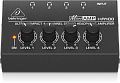 Behringer HA400  миниатюрный 4-канальный усилитель для стереонаушников