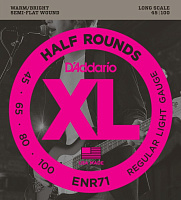 D'ADDARIO ENR71 Regular Light 45-100 Струны для 4-струнной бас гитары