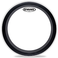 EVANS BD18EMAD2  пластик 18" Externally Mounted Ajustable Damping для бас-барабана, двойной, прозрачный
