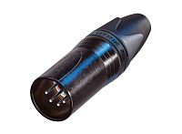 Neutrik NC5MXX-BAG кабельный разъем XLR male черненый корпус 5 контактов