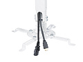 ErgoFount BPME-18S W Телескопическое потолочное крепление для проектора до 13,5 кг, от потолка 380–580 мм, цвет белый