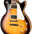 GIBSON Les Paul Tribute Satin Tobacco Burst электрогитара, цвет табачный берст, в комплекте кожаный чехол