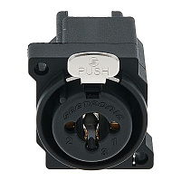 Seetronic SJSDF6H панельный разъем Combo (Jack 6.3 мм / XLR), горизонтальная установка на ПП
