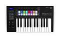 NOVATION Launchkey 25 [MK3]  миди-клавиатура, 25 клавиш, Pitch/Mod контроллеры, полноцветные пэды, питание от USB