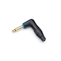Amphenol TM1RBJ-1/4” (6.35 мм) Phone моноштекер с переключателем, угловой, кабельный зажим Jaws