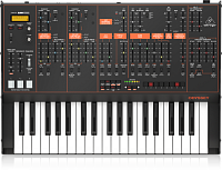 Behringer ODYSSEY дуофонический аналоговый синтезатор с двумя осцилляторами, 3 типа фильтров, 64 секвенции