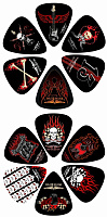 Perri's LP-VK-12PC-1 набор медиаторов (12шт.) Medium Celluloid Guitar Picks Vulture Kulture