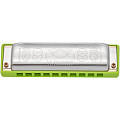 HOHNER Rocket Amp 2015/20 D (M2015036X)  губная гармоника, корпус пластик ABS ярко салатового цвета, крышки из нержавеющей стали. Доступ на 30 дней к бесплатным урокам