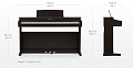 KAWAI KDP120R цифровое пианино, цвет палисандр